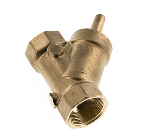 Rp 1-1/2'' Brass Y Check Valve 16 bar (232 psi) NBR