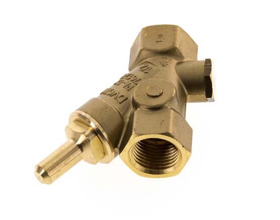 Rp 1/2'' Brass Y Check Valve Drinking Water 10 bar (145 psi) EPDM