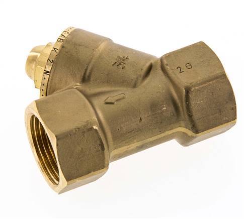 Rp 3/4'' Brass Y Check Valve 10 bar (145 psi) NBR
