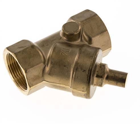 Rp 1-1/4'' Brass Y Check Valve 10 bar (145 psi) NBR