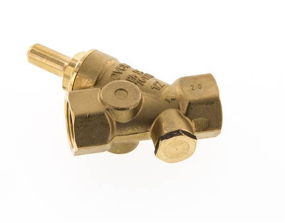 Rp 1/2'' Brass Y Check Valve 16 bar (232 psi) FKM