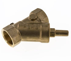 Rp 3/4'' Brass Y Check Valve 10 bar (145 psi) FKM
