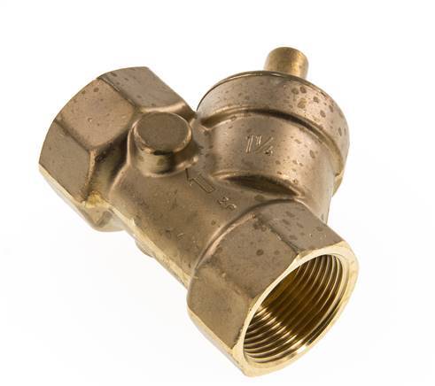 Rp 1-1/4'' Brass Y Check Valve 10 bar (145 psi) FKM