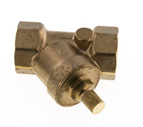 Rp 1-1/4'' Brass Y Check Valve 10 bar (145 psi) FKM