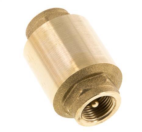 G 3/8'' Brass Check Valve For Vacuum -0.95..25 bar (-13.7..362.5 psi)