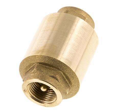 G 3/8'' Brass Check Valve For Vacuum -0.95..25 bar (-13.7..362.5 psi)