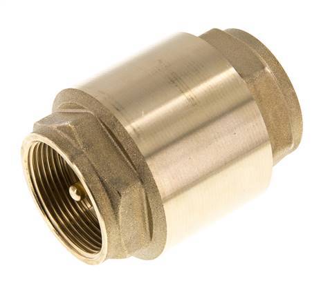 G 1-1/2'' Brass Check Valve For Vacuum -0.95..18 bar (-13.7..261 psi)
