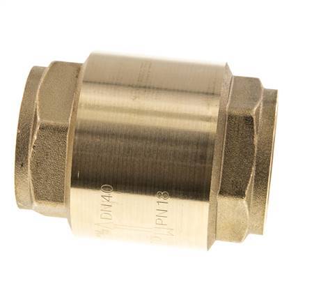 G 1-1/2'' Messing Rückschlagventil Für Vakuum -0.95..18 Bar (-13.7..261 Psi)