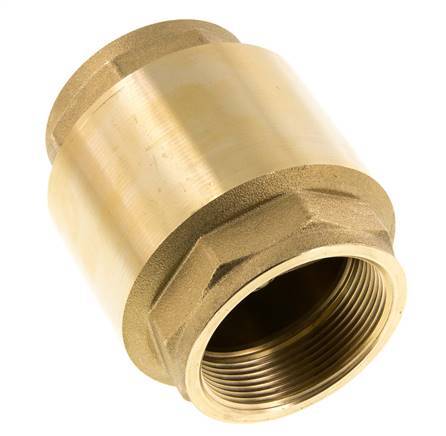 G 3'' Brass Check Valve For Vacuum -0.95..12 bar (-13.7..174 psi)