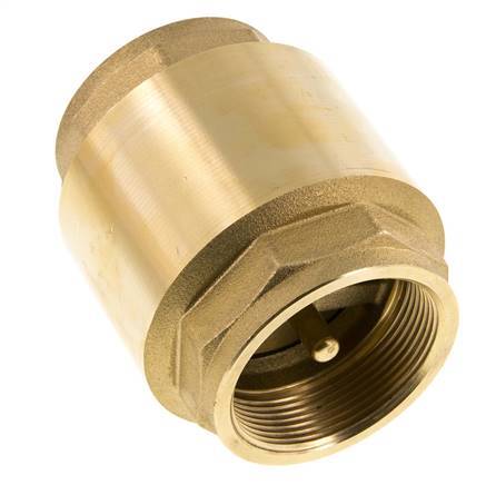 G 2-1/2'' Messing Rückschlagventil Für Vakuum -0.95..12 Bar (-13.7..174 Psi)