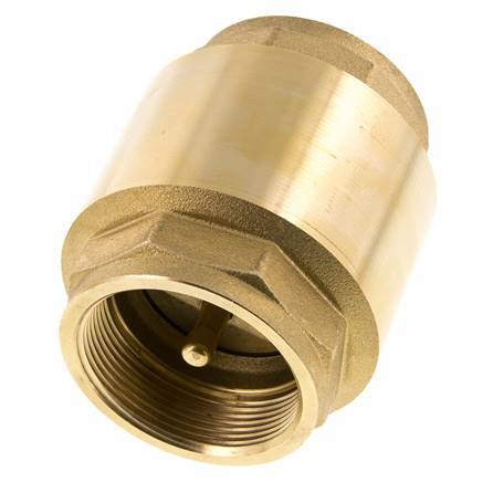 G 3'' Brass Check Valve For Vacuum -0.95..12 bar (-13.7..174 psi)