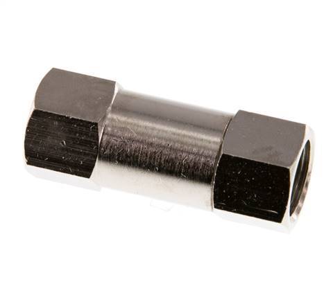 G 1/4'' Messing. Vernickelt Rückschlagventil 10 Bar (145 Psi) NBR