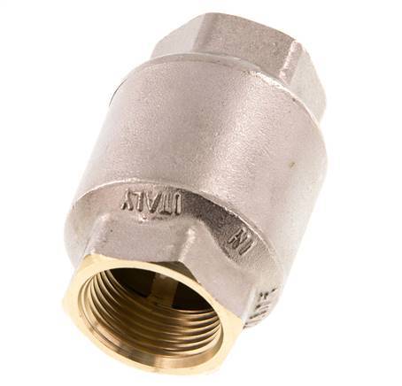 G 3/4'' Messing. Vernickelt Rückschlagventil 20 Bar (290 Psi) NBR