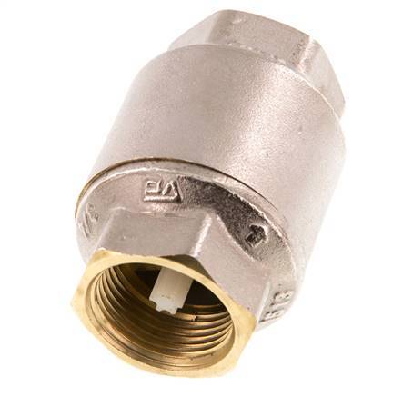 G 3/4'' Messing. Vernickelt Rückschlagventil 20 Bar (290 Psi) NBR