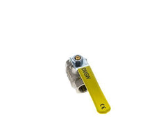 Rp 3/8 Zoll 2-Wege-Sauerstoff-Kugelhahn aus Messing PN 63