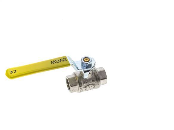 Rp 3/8 Zoll 2-Wege-Sauerstoff-Kugelhahn aus Messing PN 63