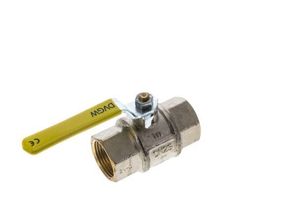 Rp 1 inch 2-Way Oxygen Brass Ball Valve PN 45