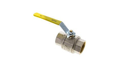 Rp 1-1/2 Zoll 2-Wege-Sauerstoff-Kugelhahn aus Messing PN 25