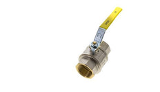Rp 1-1/2 Zoll 2-Wege-Sauerstoff-Kugelhahn aus Messing PN 25