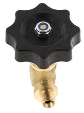 G 1/8'' Messing Kugelhahn Außengewinde 40 bar mit Handrad