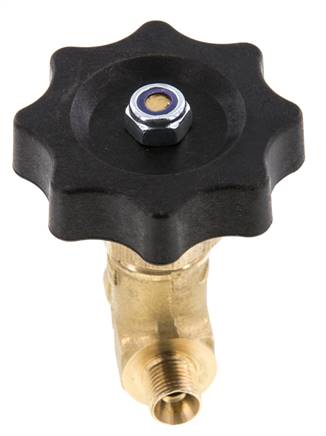 G 1/8'' Messing Kugelhahn Außengewinde 40 bar mit Handrad