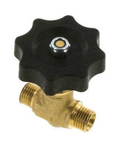 G 1/4'' Messing Kugelhahn Außengewinde 40 bar mit Handrad