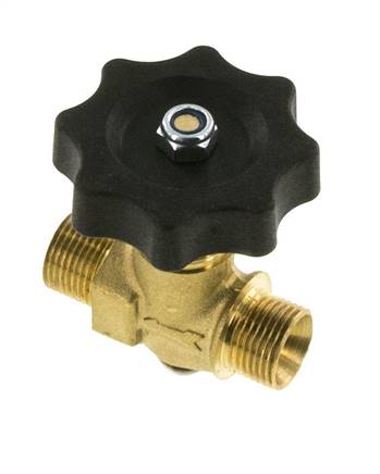G 3/8'' Messing Kugelhahn Außengewinde 40 bar mit Handrad