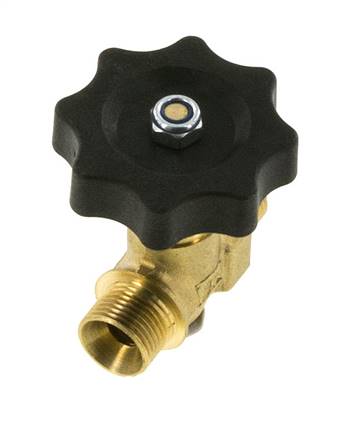 G 3/8'' Messing Kugelhahn Außengewinde 40 bar mit Handrad