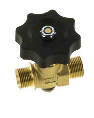 G 3/8'' Messing Kugelhahn Außengewinde 40 bar mit Handrad