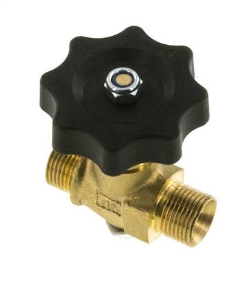 G 3/8'' Messing Kugelhahn Außengewinde 40 bar mit Handrad