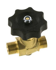 G 3/8'' Messing Kugelhahn Außengewinde 40 bar mit Handrad