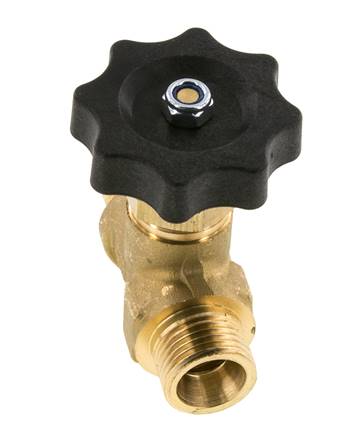G 1/2'' Messing Kugelhahn Außengewinde 40 bar mit Handrad