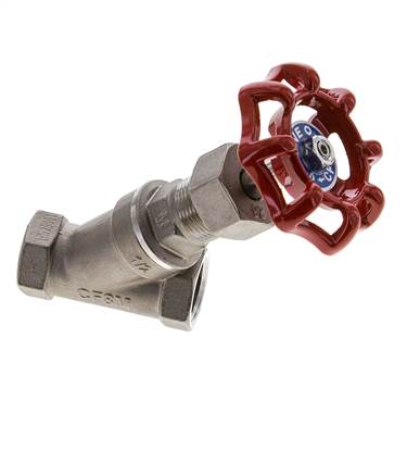 G 1/2'' Edelstahl Schrägsitzventil 40 bar