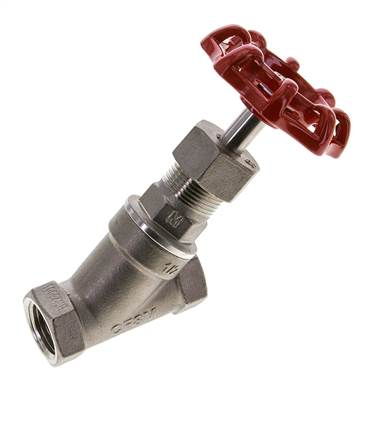 G 1/2'' Edelstahl Schrägsitzventil 40 bar
