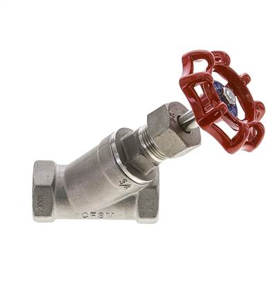 G 3/4'' Edelstahl Schrägsitzventil 40 bar