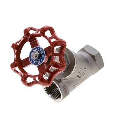G 1'' Edelstahl Schrägsitzventil 40 bar