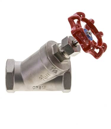 G 1-1/2'' Edelstahl Schrägsitzventil 40 bar