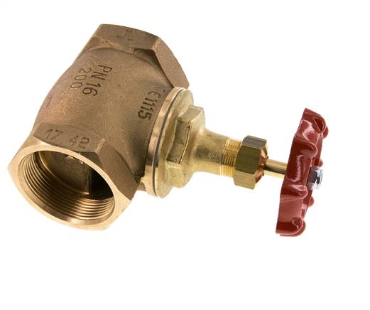 G 2'' Bronze Globeventil 16 bar