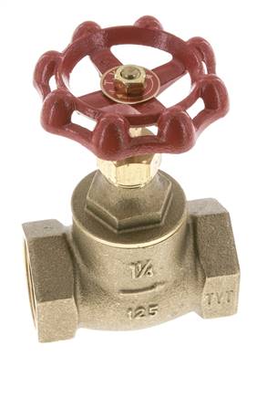 G 1-1/4'' Messing Globeventil 10 bar