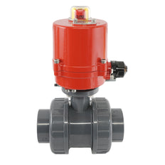 32mm 230V AC VDL 2-way PVC Electrical ball valve