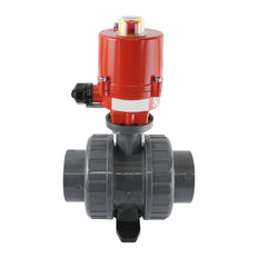 63mm 24V DC VDL 2-Wege PVC Elektrischer Kugelhahn