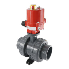 63mm 24V AC VDL 2-way PVC Electrical ball valve
