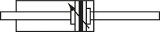 ISO 6432 Round Double Acting Cylinder 25-160mm - Magnetic - Damping - Male Threaded - Double Rod