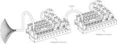 14x Multipole-Connector YPC SF2000 Valves 24VDC